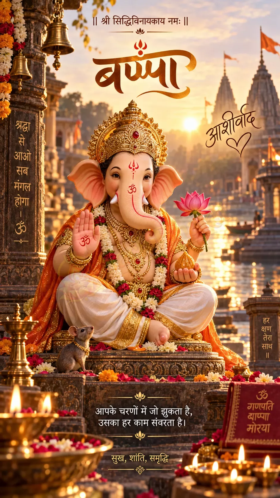 🐀 गणेश जी भक्ति स्टेटस